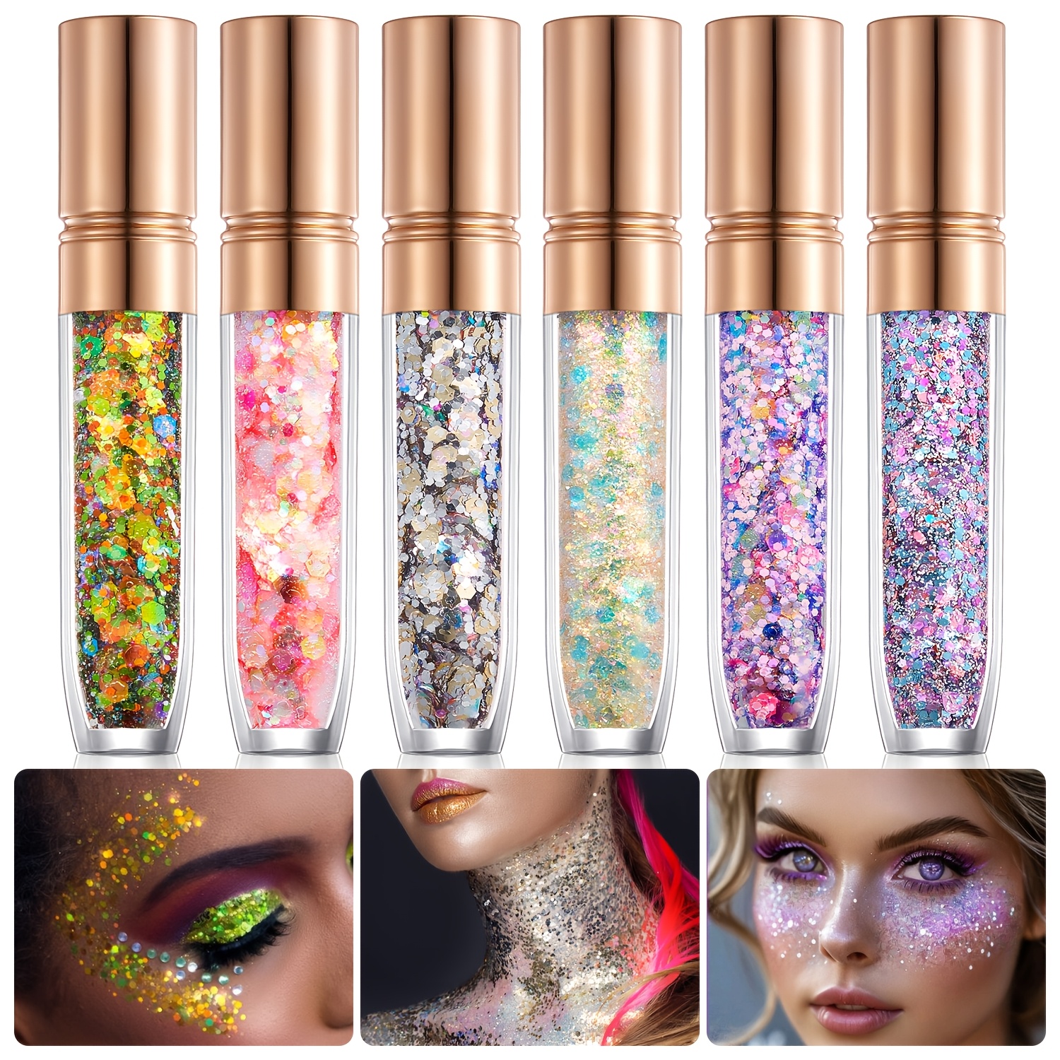 holographic shimmering gel glitter suitable for face body neck   makeup festivals carnivals and parties     depending on the viewing angle