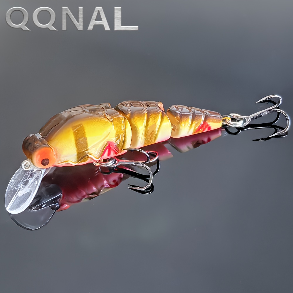 TEMU QQNAL 1pc 5,6g Leurre Artificiel pour Pêche à , Leurre à Sections, Leurre Robot Oscillant, Leurre Dur Artificiel, Accessoires de Pêche
