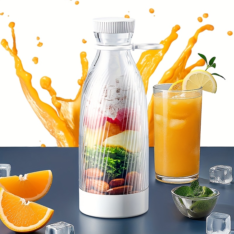 item picture portable electric   blender mini blender for smoothies salads and juices 500ml with led display multi function juice maker