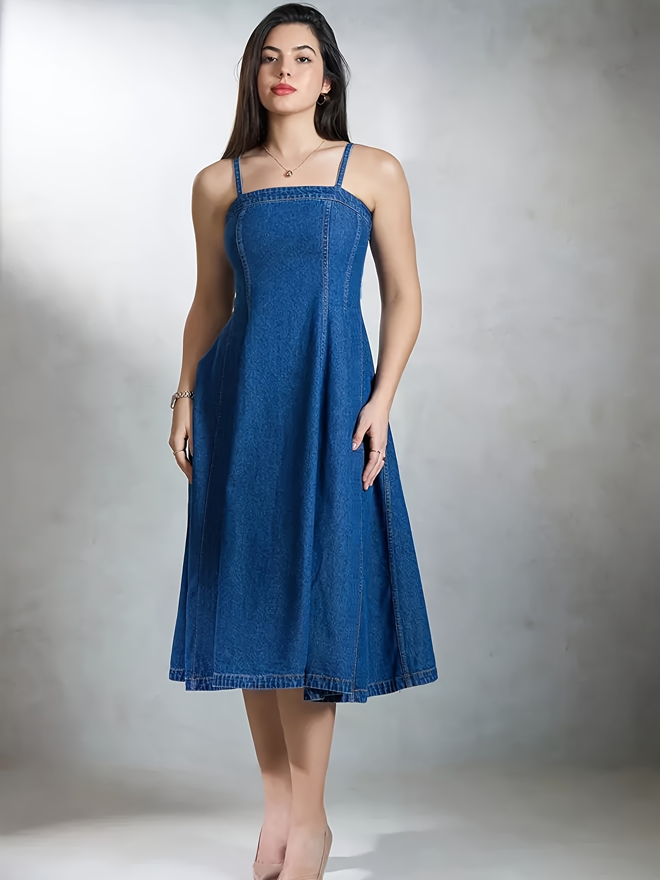 plus size strapless denim dress Plus Size Strapless Denim Maxi Dress