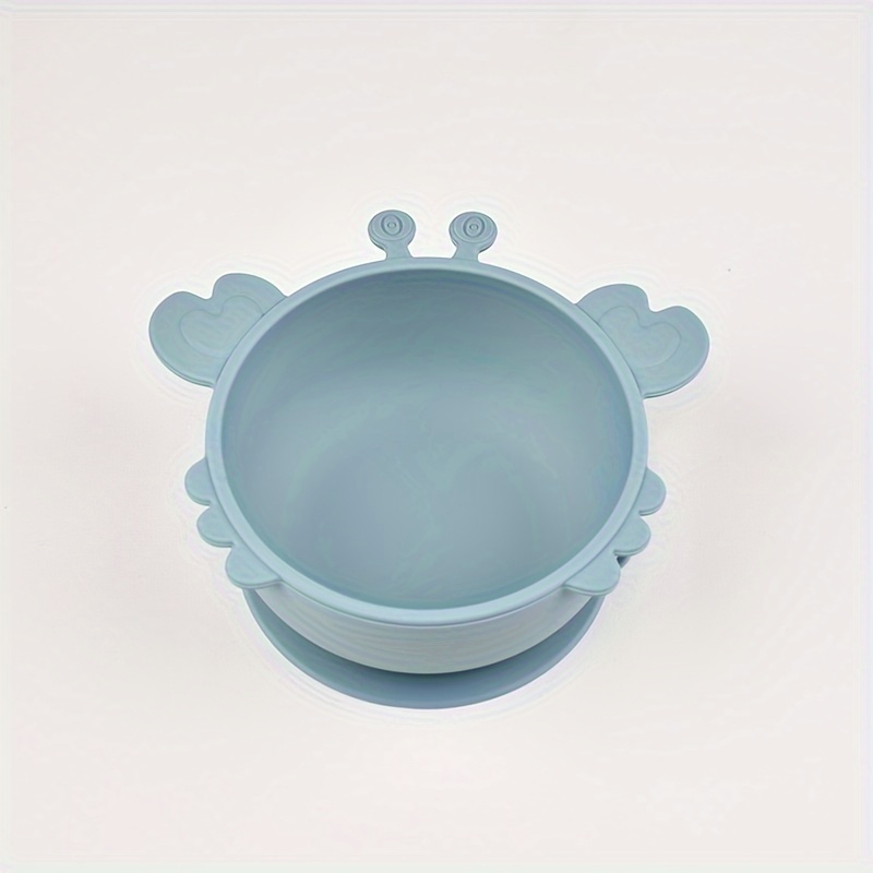 Image of Baby Bowl Feeding Bowl Food-grade Silicone Suction Cup Bowl Cute Shape Baby Independent Learning To Eat Tableware Put In Microwave And Dishwasher Halloween Gifts