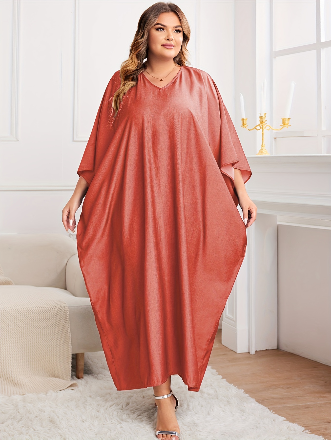 loose fitting red dress Kvture Womens Western Style Shirt Dress Long Sleeve Button Down Loose Fit  Maxi Dress with Pocket White Dress L