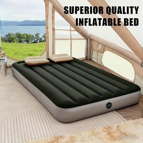 beam standard air bed twin dimensions 10 inches high supports up to 300 pump not included