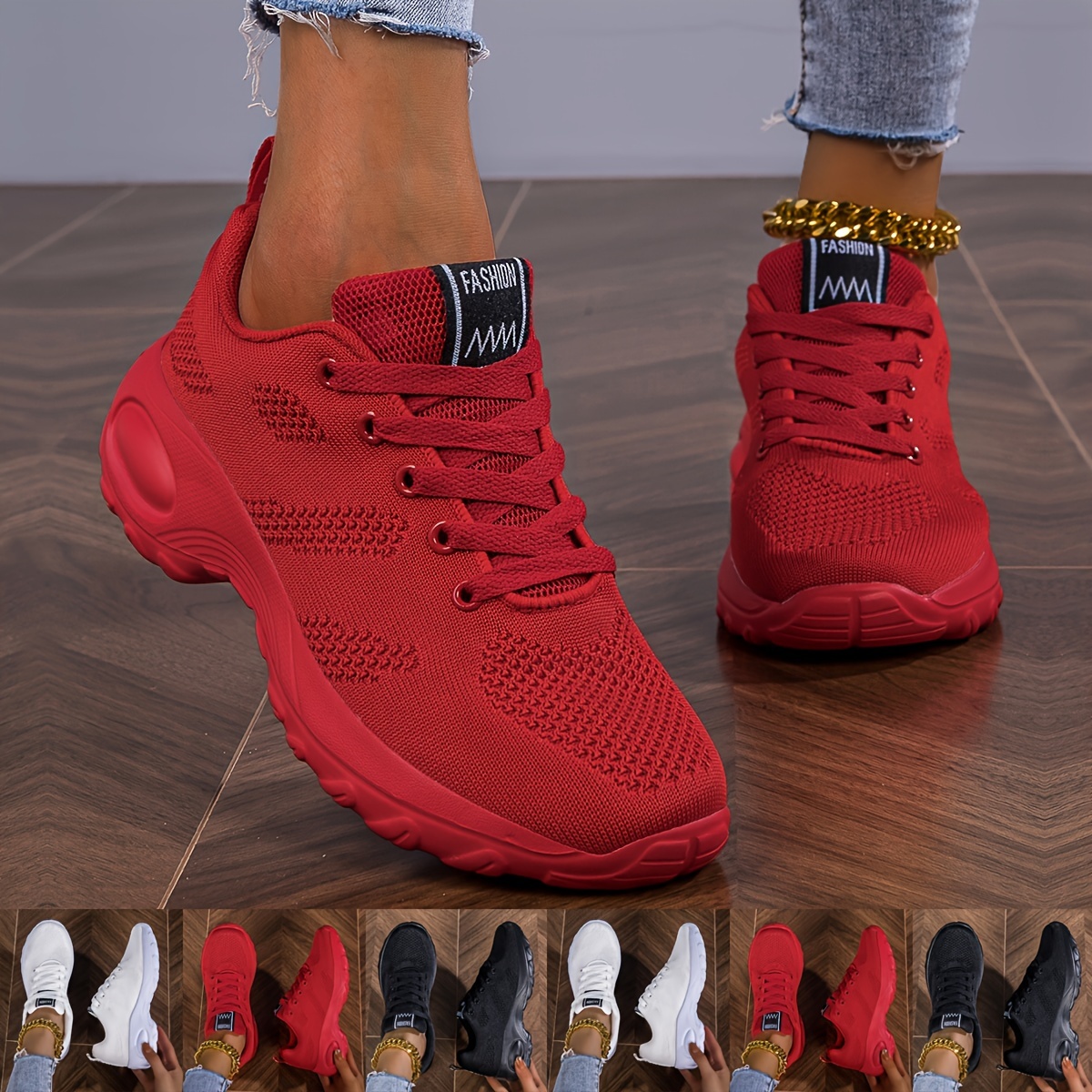 zapatillas deportivas punto mujer transpirables color Temu Argentina