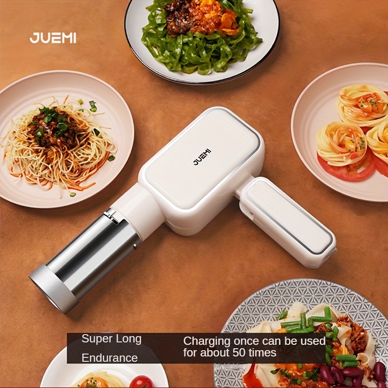 Portable USB-Rechargeable Noodle Maker by JUEMI Efficient, Handheld, Multifunctional Enhance Your Cooking Creativity