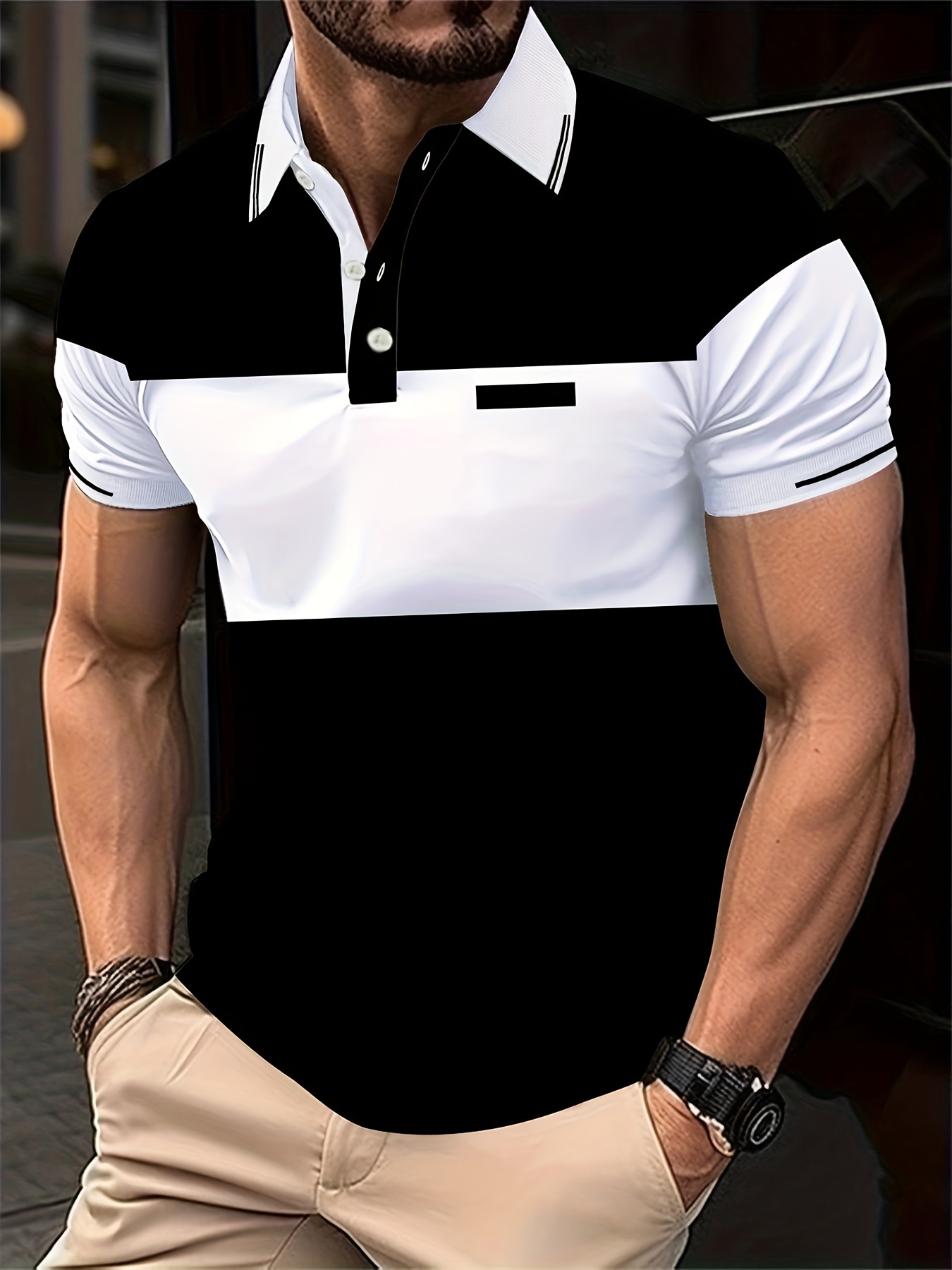 Men's Easy-Wear Short Sleeve Polo Shirt