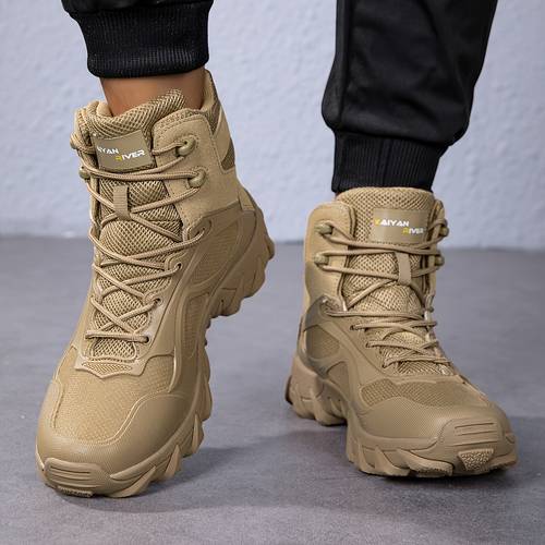 mens hiking shoes durable breathable casual sneakers outdoor trekking shoes