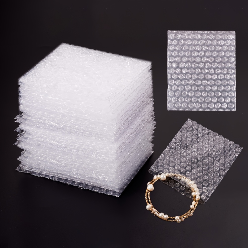 

100pcs 10x8cm Clear Plastic Bubble Out Bags, Cushion Wrap Pouches For Mailing And Packaging Useful Practical Convenient Small Business Supplies