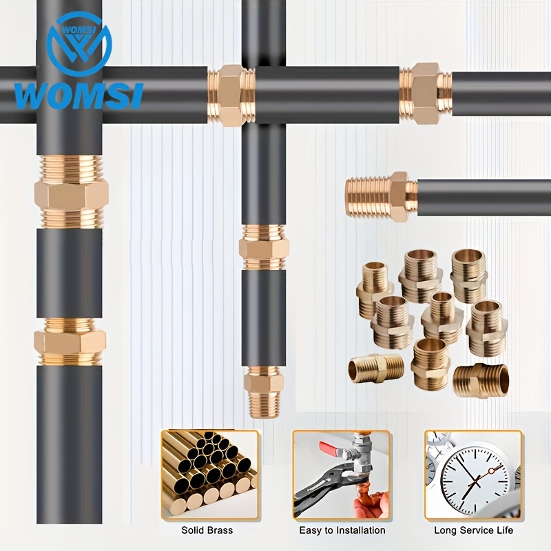 TRAHOO-Lot De 20 Raccords De Tuyau En Laiton[J2689] - Jardin