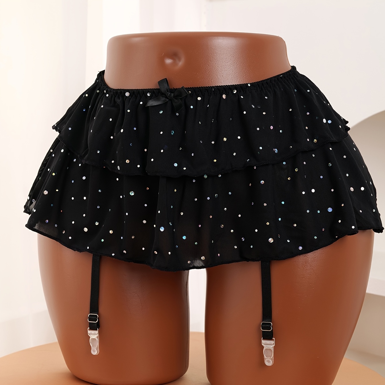 polka dot garter belt Fashion Lingerie Wedding Garter Belt Bride Cosplay Party Accessories  Bowknot Lace Pearl Elastic Bridal Garter Leg Thigh Ring| Alibaba.com main image 1