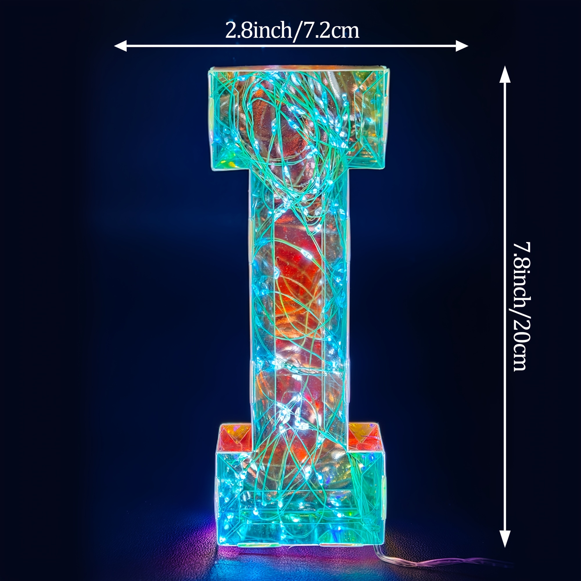 LED Color-Changing Letter and Number Lights