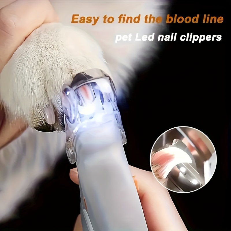 

Pet Supplies, Cat And Dog Nail Clippers, Nail Polishers, Led Lights Scissors Cleaning Supplies