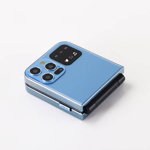 innovative functional mobile phone lightweight and easy popular calling chatting socializing photography long standby time 2 multi language support foldable design for multifunctional buttons