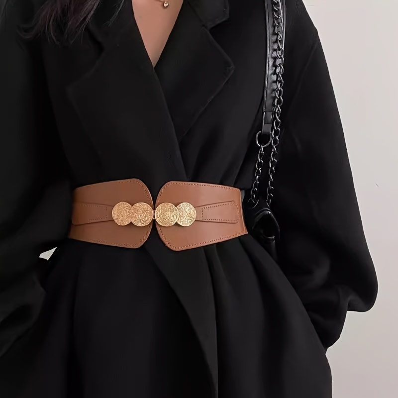 1 Women's Elastic Wide Belt