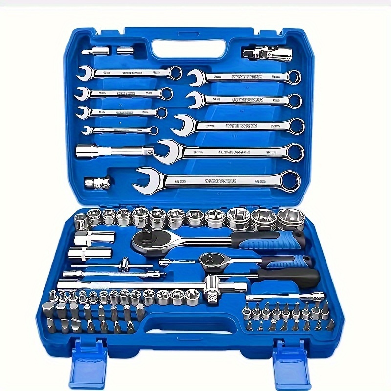 

82pcs Set Bit Set, Shawty 72 Tooth , Tool Set For Automotive And Use