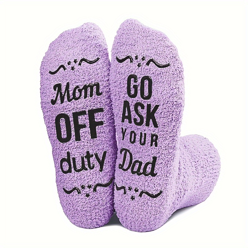 

Chaussettes en Confortables "Maman en Détresse" - Cadeau Idéal pour des Mères, Noël & Anniversaire de la Part d'une Fille ou d'un Fils