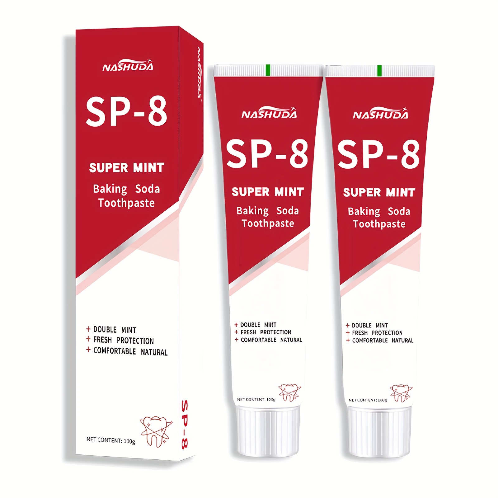 TEMU Toothpaste, Sp8 Toothpaste, Sp-8deep Cleaning Care Toothpaste
