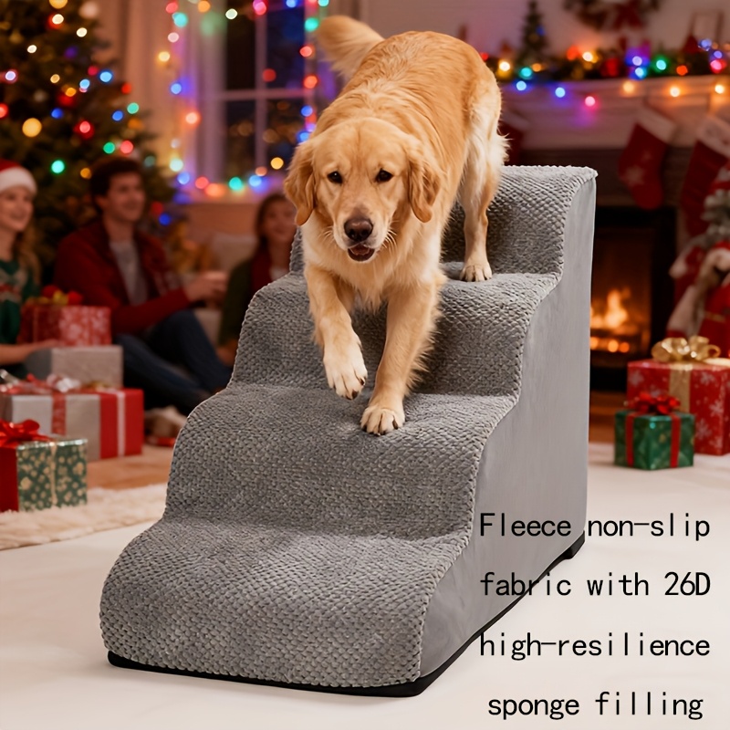Rampa para mascotas en forma de escalera curva para perros, 1 pieza, escalera de trepad...