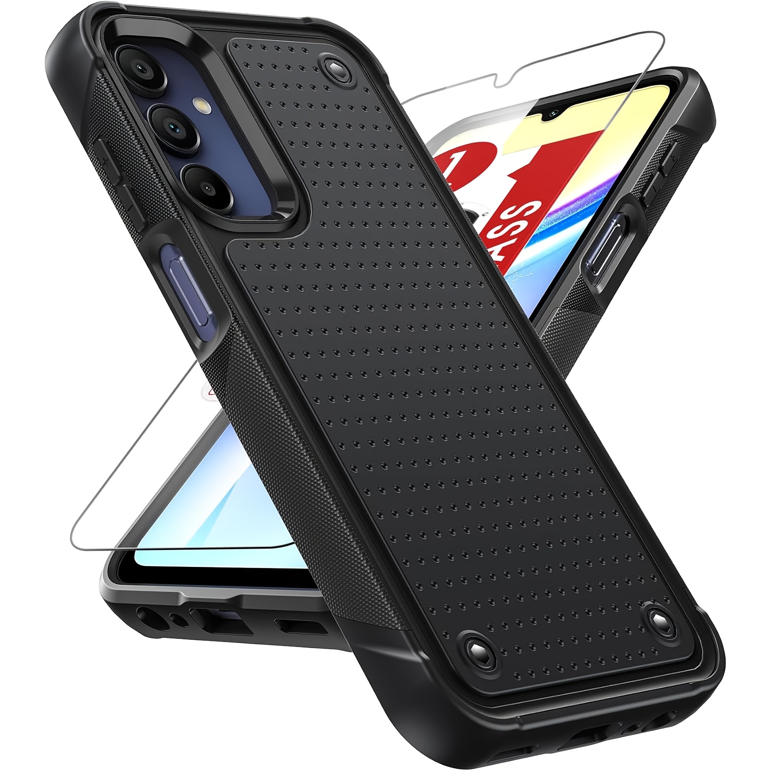 phone case 15 5g featuring a screen protector - Temu