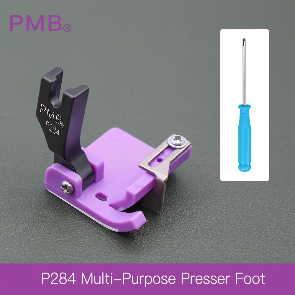 SHUYUSEWING Heavy-Duty Adjustable Presser Foot - Thickened & Wear-Resistant Sewing Foot with Double-Layer Base Plate, Compatible with Lockstitch Machines, for Hemming, Folding, Edge Guard Positioning - Ideal for Sewing, Quilting, Garment Construction - Professional Sewing Machine Accessory, Quilting Tool, Sturdy Construction, Reinforced Base, Home Sewers, Sewing Machine Feet, Sewing Machine Accessories