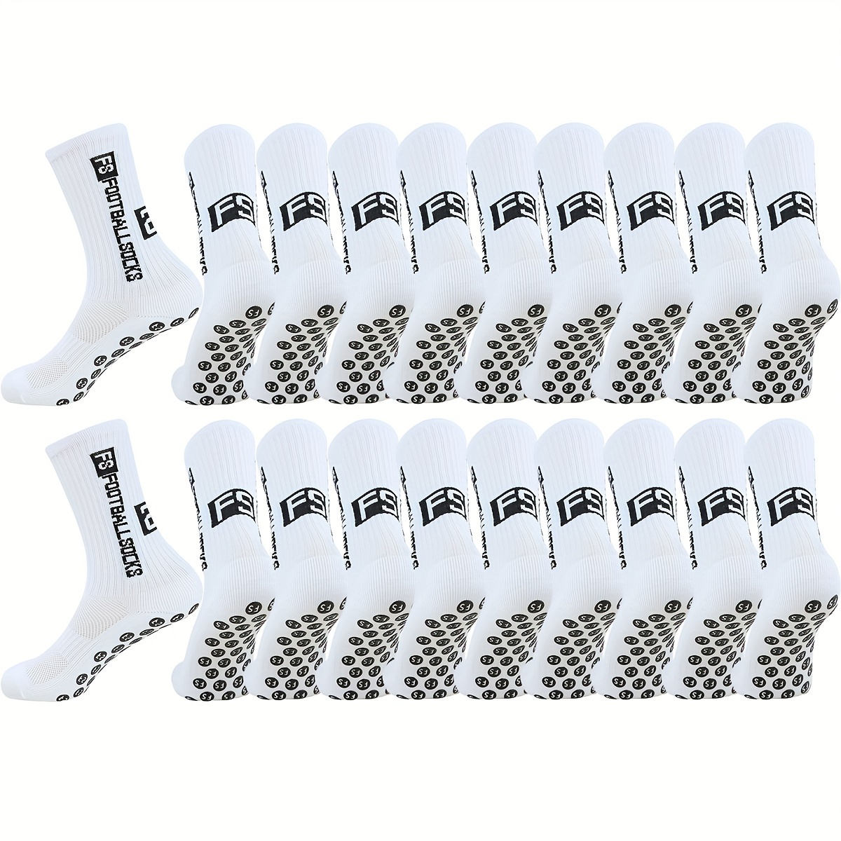 TEMU 5/ 10pair Of Girls Boys Sports Football Socks Non-slip Sports Basketball Cycling Running Socks