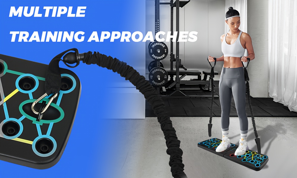 11 - Piece Foldable Push - Up Board Set, Multi - Functional Home Fitness Portable Push - Up Rack Auxiliary Device