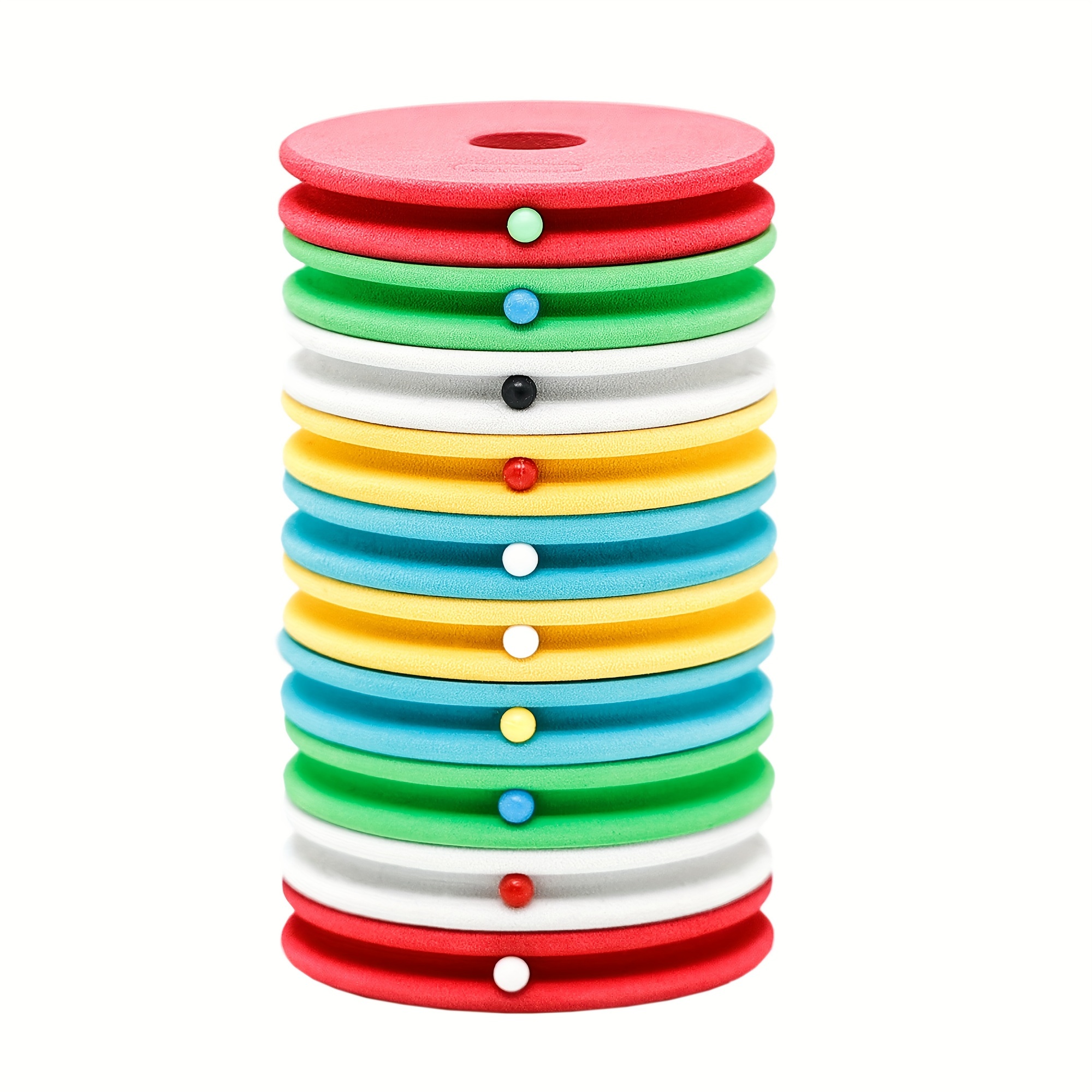 Image of 10pcs Eva Foam Spools - Fishing Line Winding For Tackle Storage - Fishing Line And Hook Organizer - Fishing Additions In 70mm, 2.75inch - Come With Pins