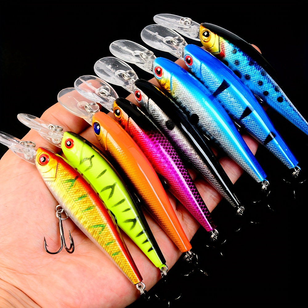 8pcs floating baits bait lure artificial bait - Temu Mauritius