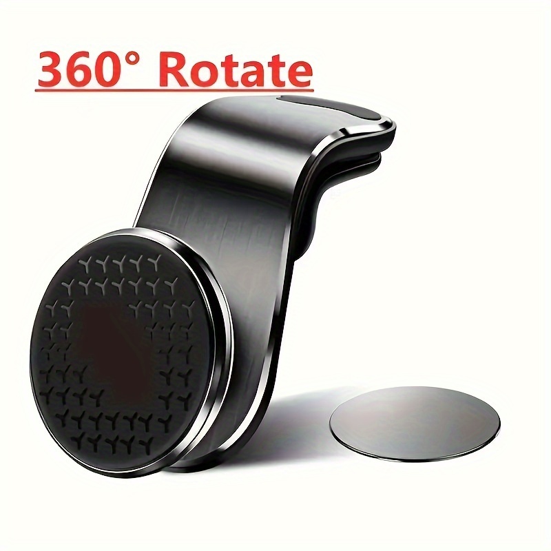 

360° Rotatable L-shaped Car Phone - For Iphone, & Xiaomi - Abs , Vehicle Accessory