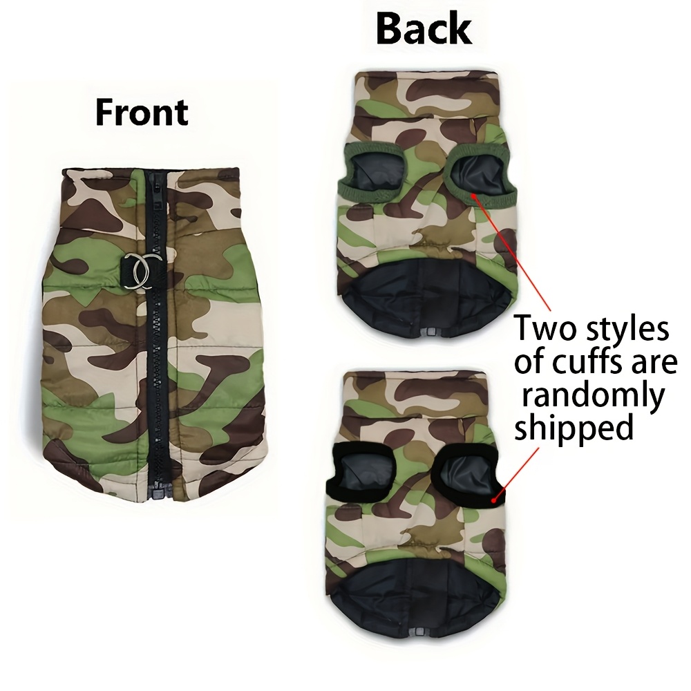 1pc chaqueta perro camuflada cómoda otoño invierno Temu Uruguay