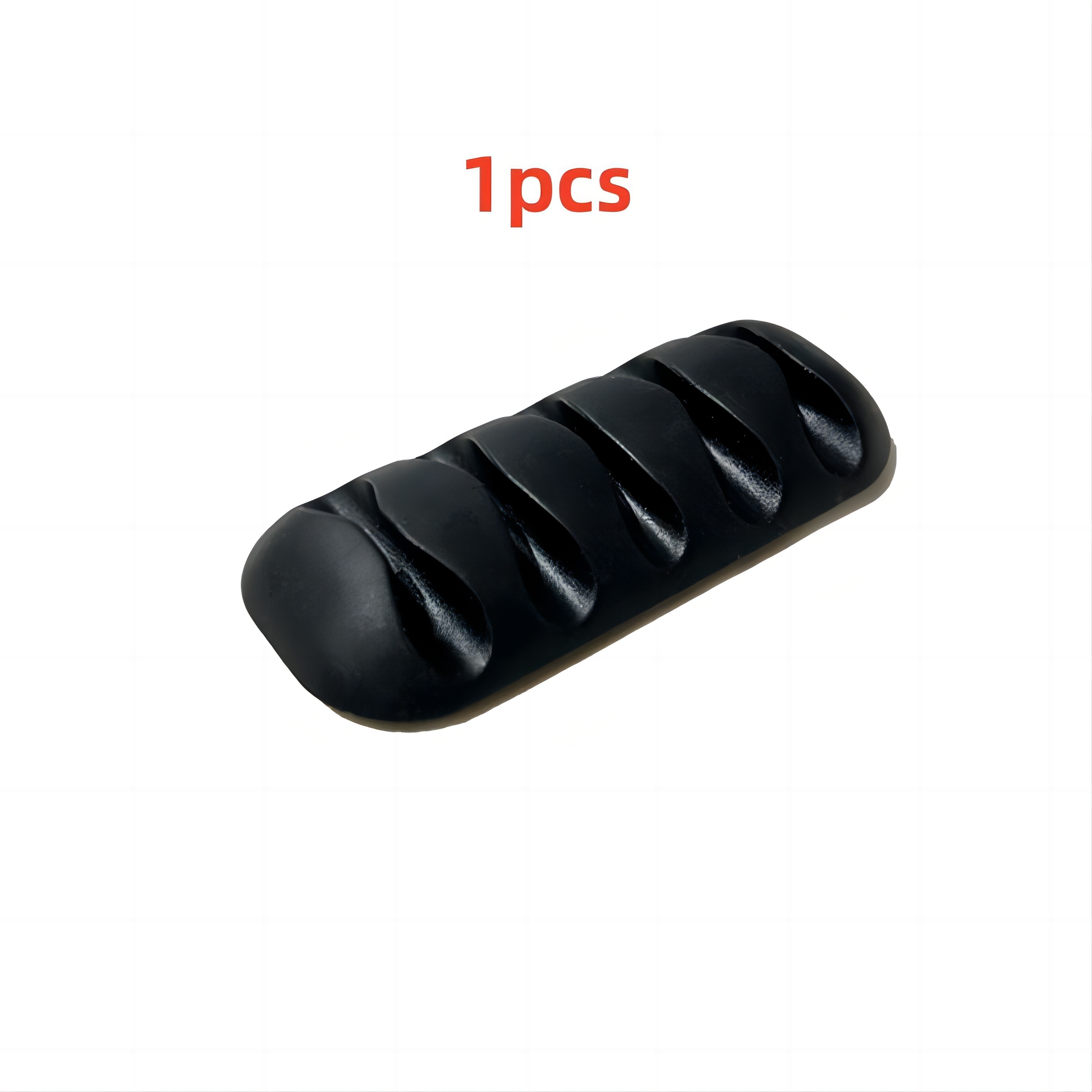 TEMU 1pc Colorful 5-hole Cable Organizer Clip - Easy-to-install, Design For Home, Office, Dorm & Car - Ideal For Usb, Headphone & Charging Cables -