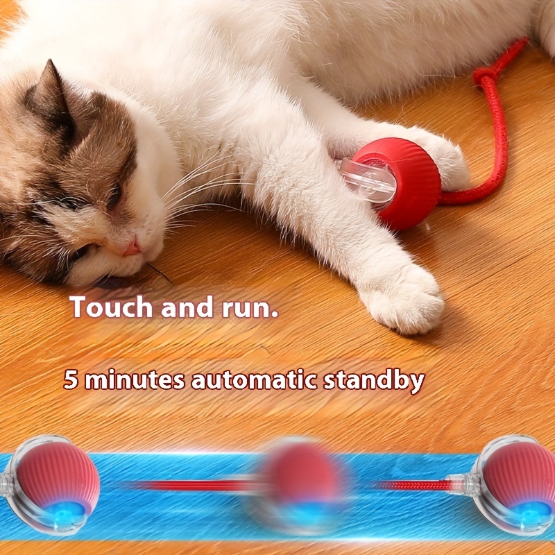 

Interactive For Cat Toy Tail Accessory - Usb Rechargeable, - & -inducing For
