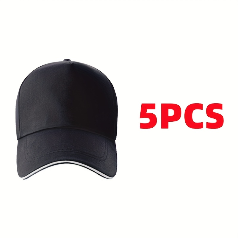 Personalizirane baseball kape po , 5 kosov, unisex, primerne za različne ekipne aktivnosti in obdarovanje