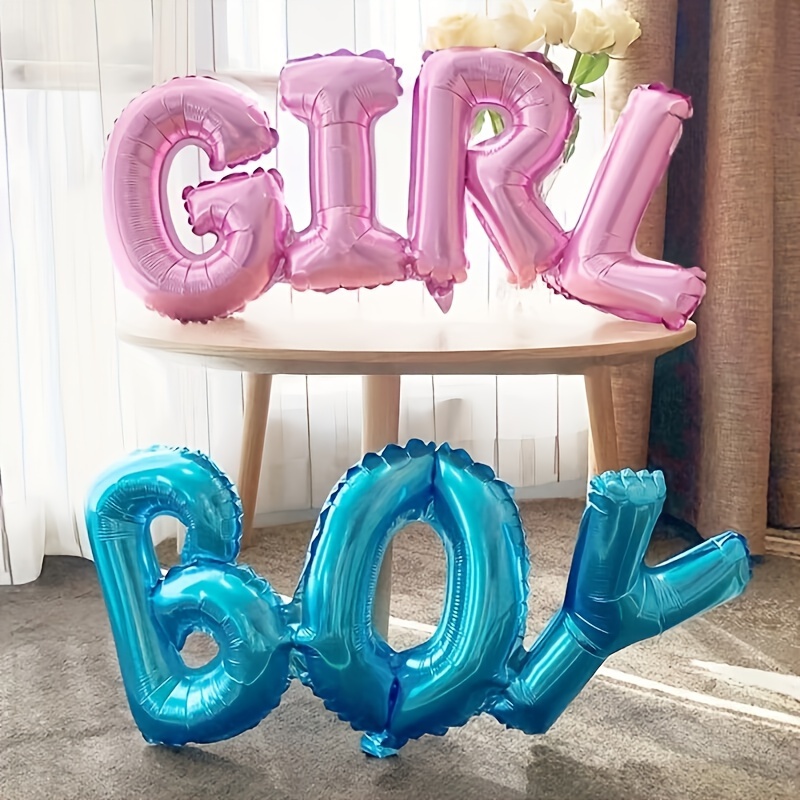 

2pcs, 36in Gender Revealing Decorative Balloon, Revealing Party Decorations, Baby Shower Party Decoration, Boy Or Girl Birthday Party Supplies