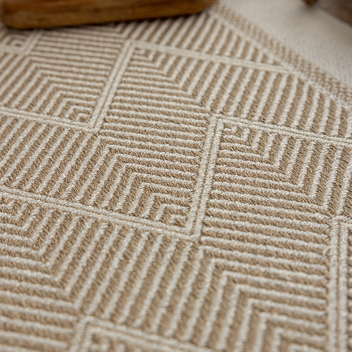 E-shop Tischläufer, einfarbiger Tischläufer mit geometrischem Muster, geeignet für Wohnzimmer, Esszimmer, Hochzeit, Party-Dekoration, Tischdeko