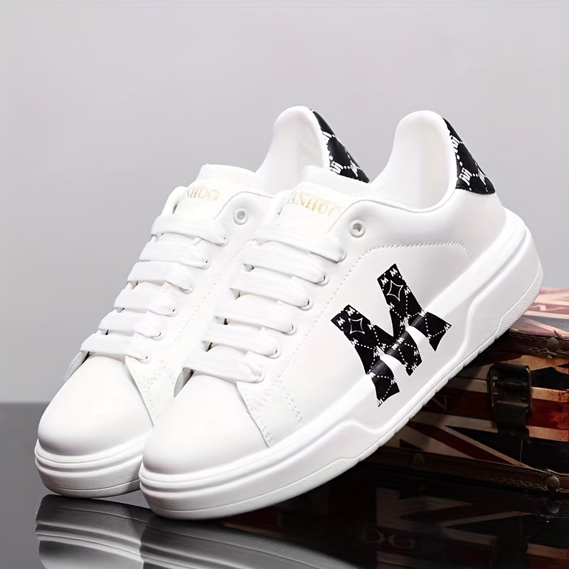 

Men's Solid Platform Shoes Low Top Lace Up Outdoor Walking Street Wandering, All Seasons