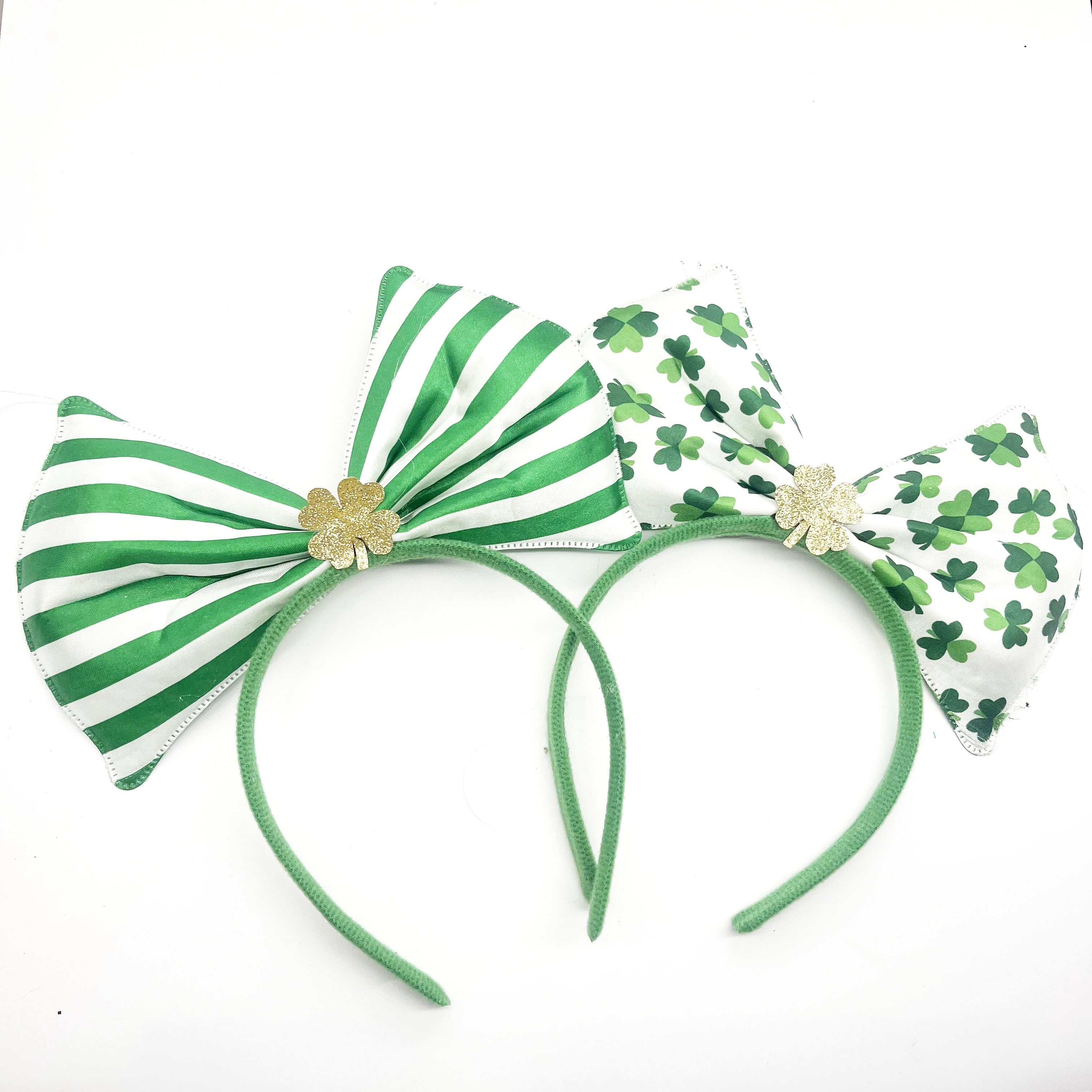 3 Pcs St Patrick's Day Shamrock Headbands-joyin