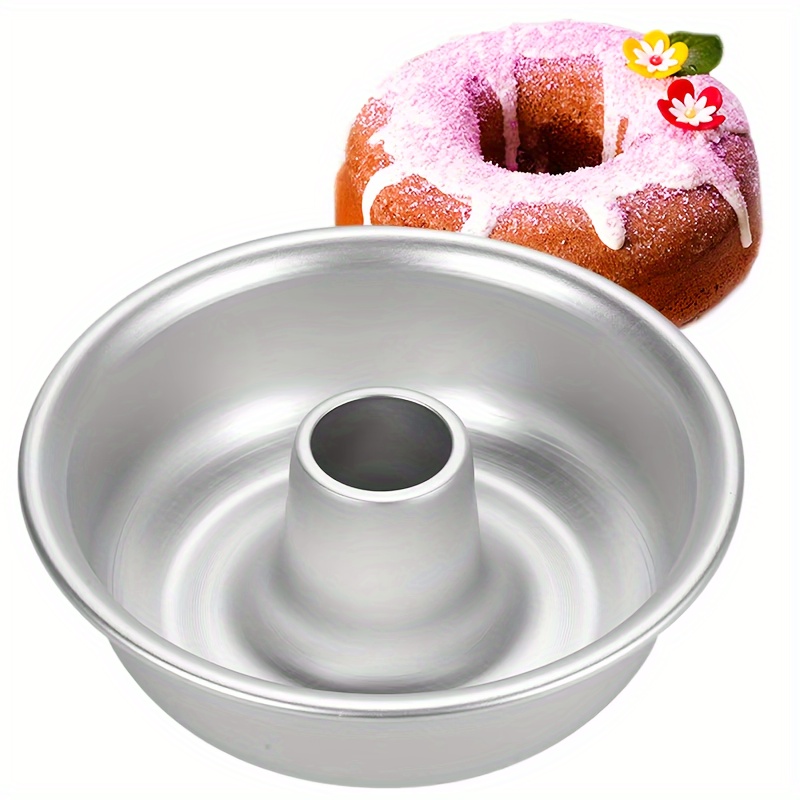 

Silvery Aluminum Ring Mold Pan For Large Donuts