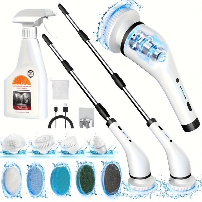 ( Free Powerful Kitchen Cleaner)2024 Electric Spin Scrubber Temu