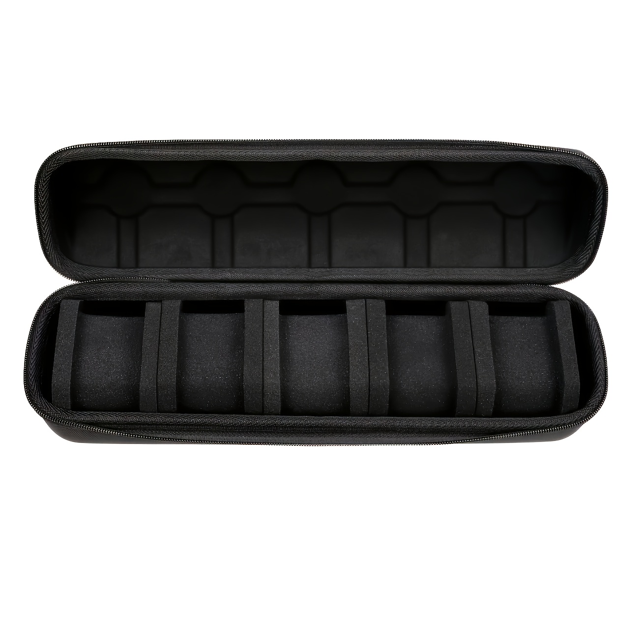 Image of (storage Box Only) Watch Storage Pouch, Mechanical Watch Organizer, Shockproof Travel Watch Case, Portable Zippered Watch Bag For