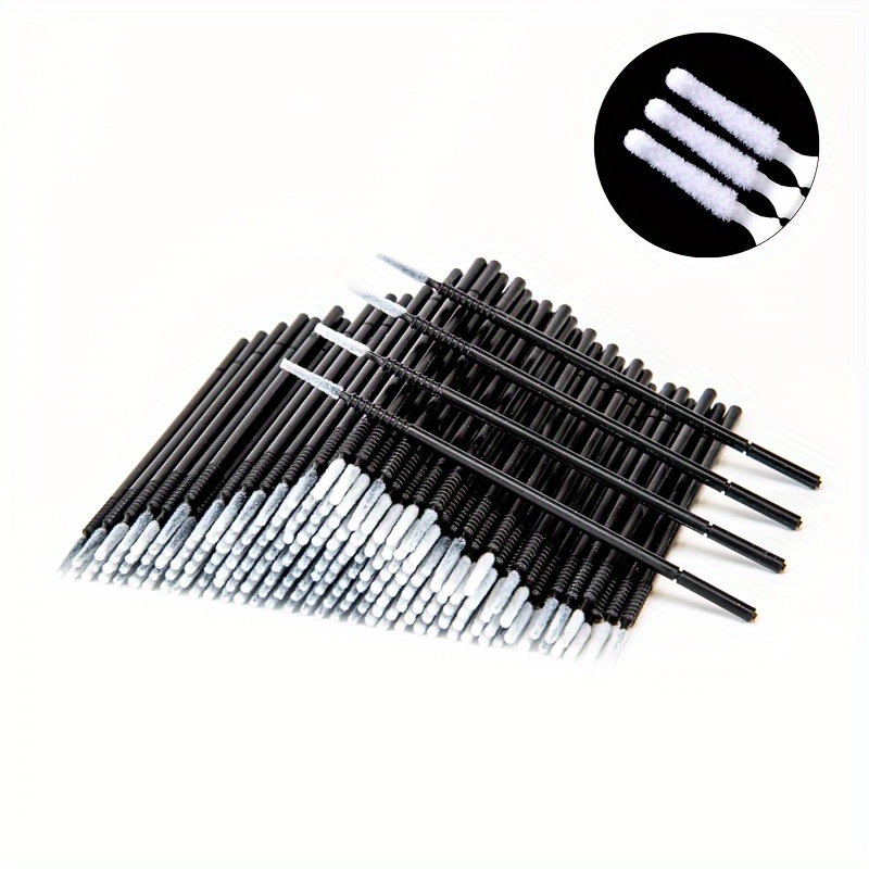 

200pcs Precision Micro Brushes For Eyelash Extensions, Disposable Mascara Wands Applicators, Suitable For Eye, Dental, Lash, Brow, Personal Care, Cosmetic Cleaning Rods