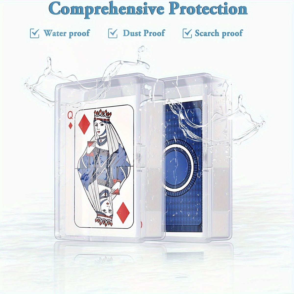 6 pack transparent plastic card storage boxes compatible mtg - Temu Germany