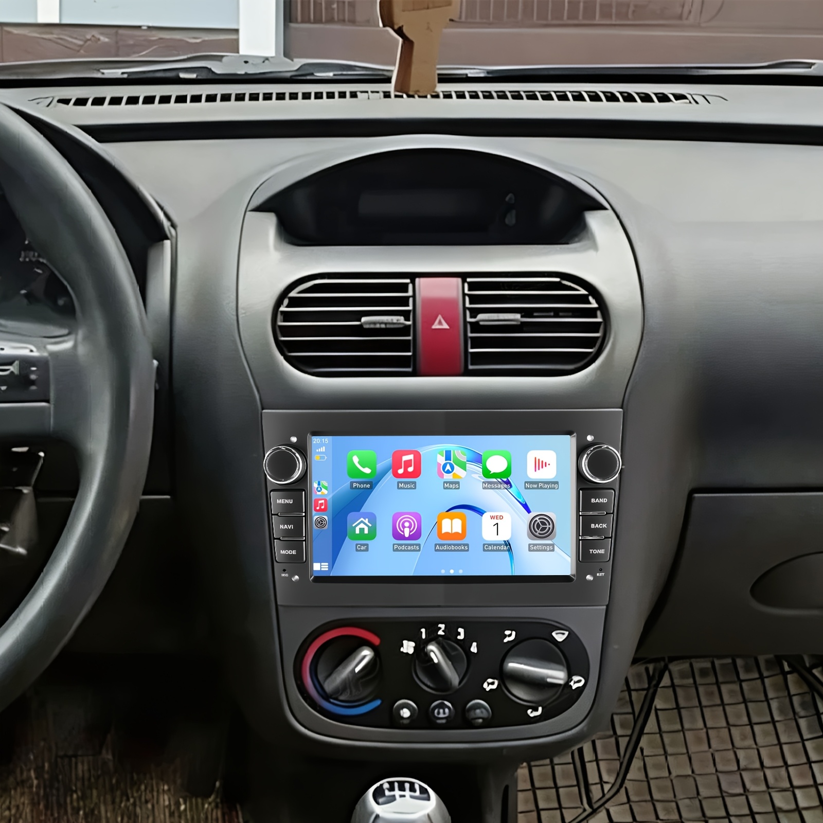 Image of Mopect Wince System Auto Car Stereo Radio For H, G C, D, B, Vectra, , | 2 Din 7-inch Touch Screen, With , Auto, Supports Swc Am Usb And 7-color Adjustments