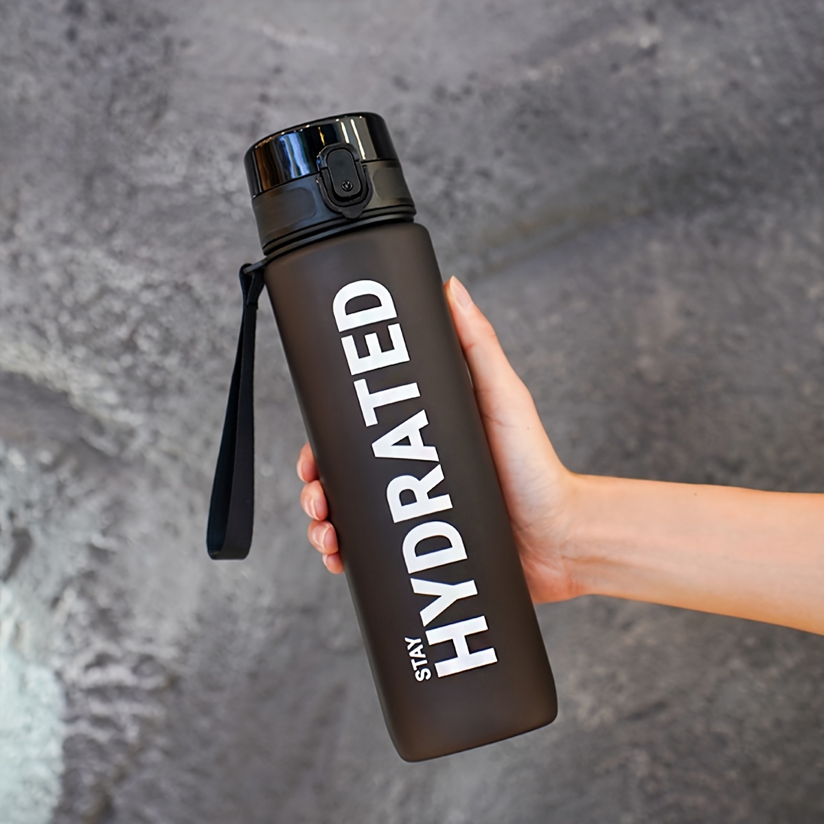 1l/750ml Large Capacity Water Bottle With Easy Sip Design - Perfect For Outdoor Sports & Fitness, High-quality Pc Material, Plastic, Direct Drinking