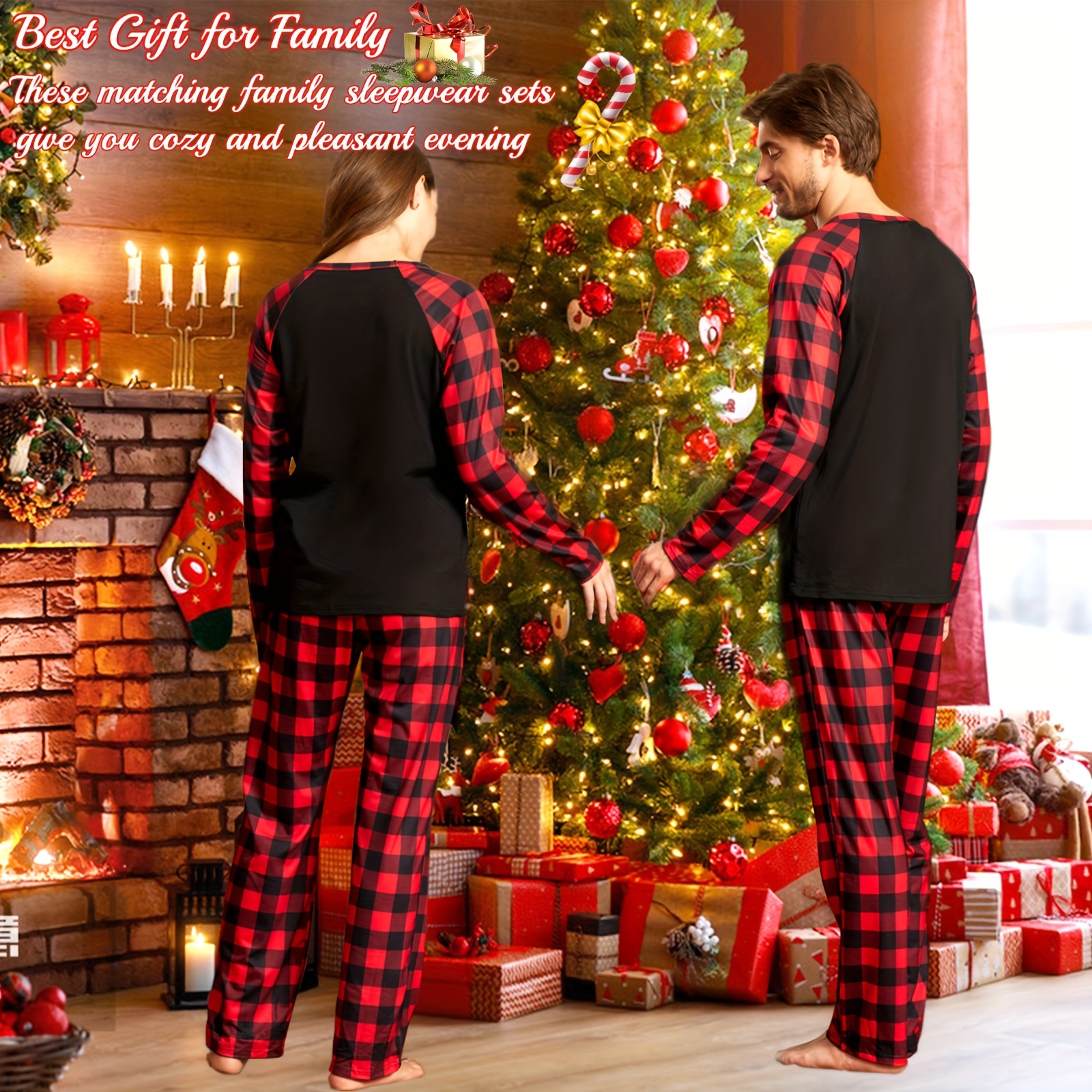 Christmas Tree Best Couples Pajamas Family Matching Christmas