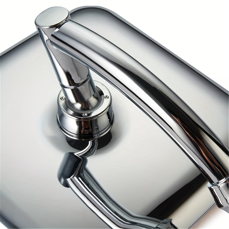 22.86 cm Bathroom Rainfall Shower Head, ABS Chrome Finish