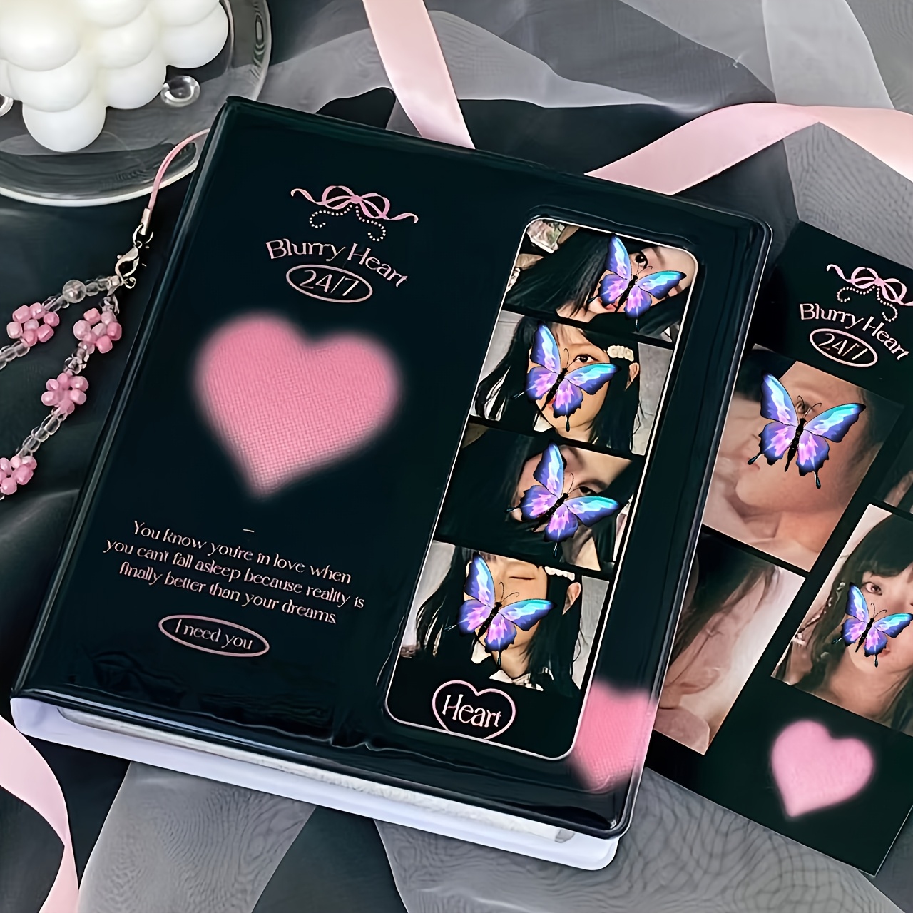 TEMU 1pc Life 4 And Polaroid Card Storage Book, Suitable For Storing 4 Consecutive Photos And Stickers, As Well As Polaroid Photos