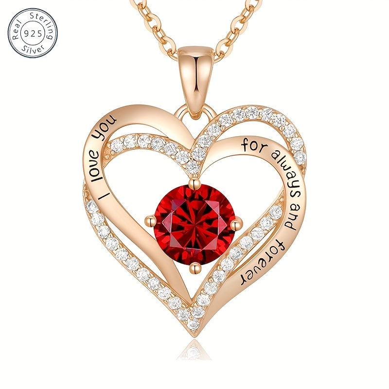 925 sterling   zirconia womens necklace   and sparkle is   for ladies wives   mothers daughters suitable for birthdays anniversaries valentines day weddings any festival gift box Product details 1