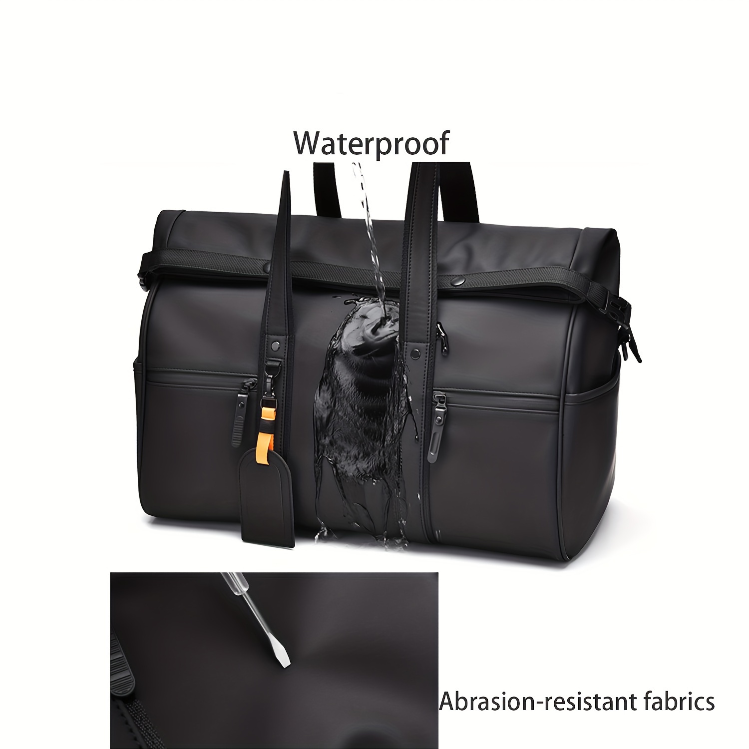 Large Travel Laundry Bag Washable Waterproof Wet Dry Bag - Temu