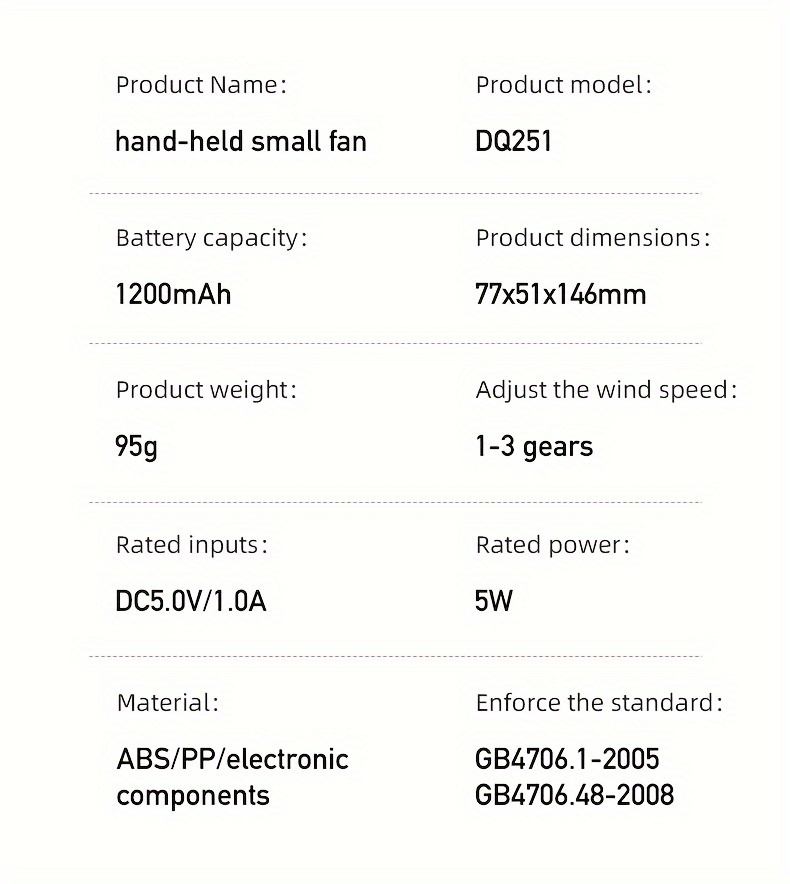 1шт. наружный портативный вентилятор с USB-зарядкой, ручной, большой объем воздуха, мини-портативный, для дома, деталей маленький вентилятор.